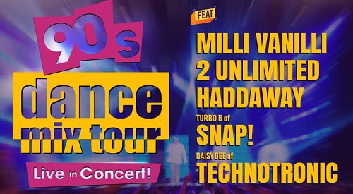 The 90s Dance Mix Tour will stop in Kelowna in January