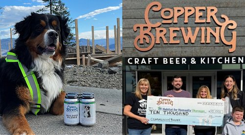 Kelowna brewery’s pilsner raises $10K for Habitat for Humanity Okanagan